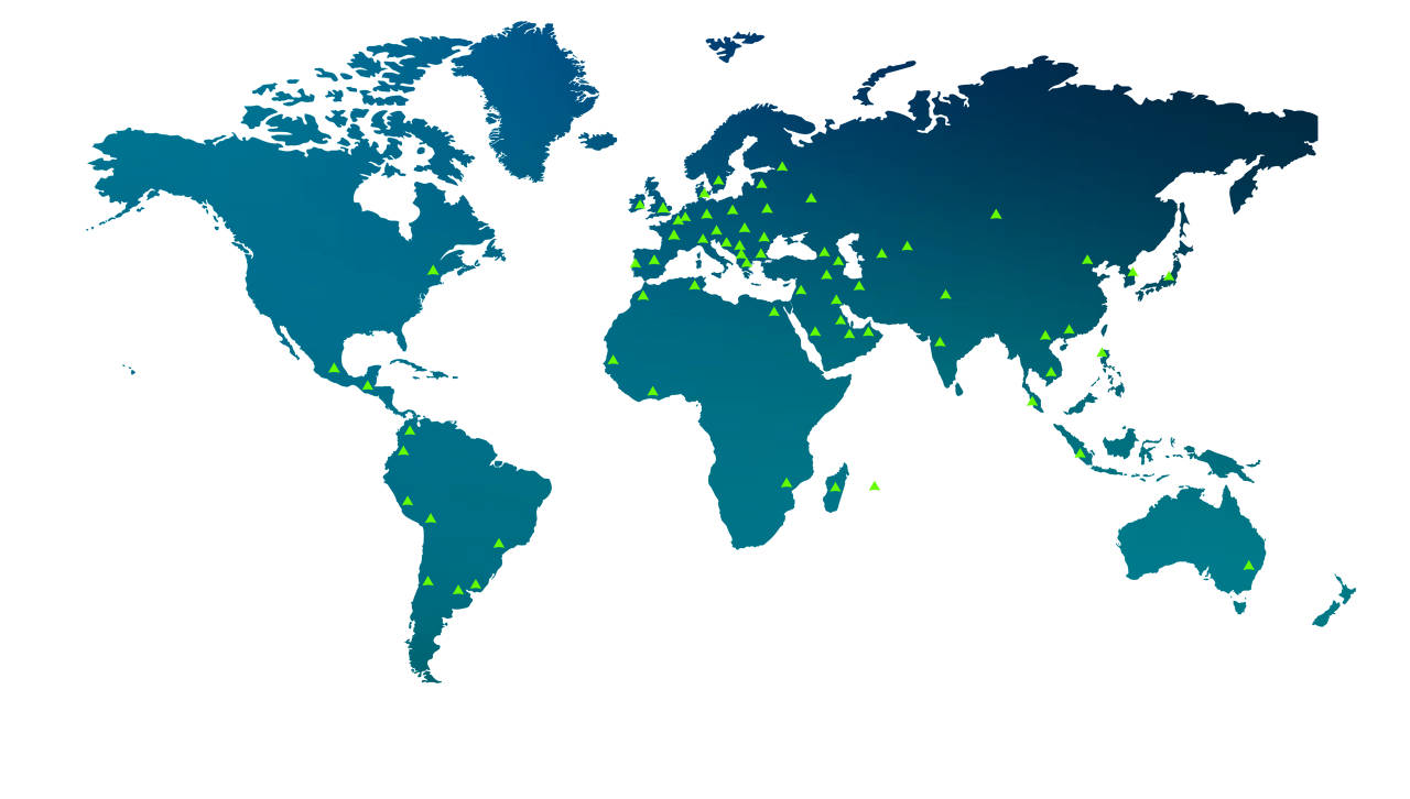JPA International members World map